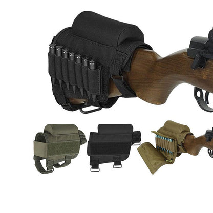 Stock Ammo Holder & Cheek Support Accessory Bag