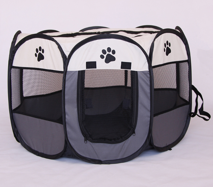 Fast folding Octagonal Pet Fence, 600D Oxford Cloth, Waterproof