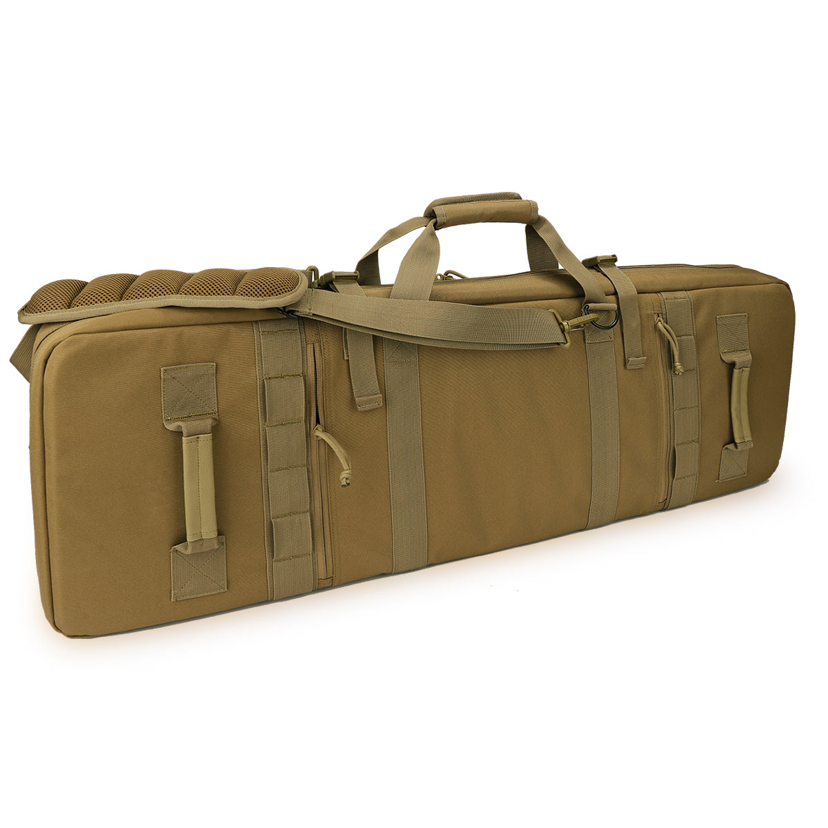 VOTAGOO Double Rifle Case Gun Bag, Safely Long-Barrel Firearm Transportation Cases  Locks, All-Weather Soft Tactical Range Bag For Shotgun Spacious Heavy Duty