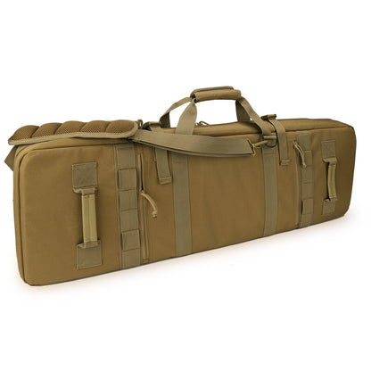 VOTAGOO Double Rifle Case Gun Bag, Safely Long-Barrel Firearm Transportation Cases  Locks, All-Weather Soft Tactical Range Bag For Shotgun Spacious Heavy Duty