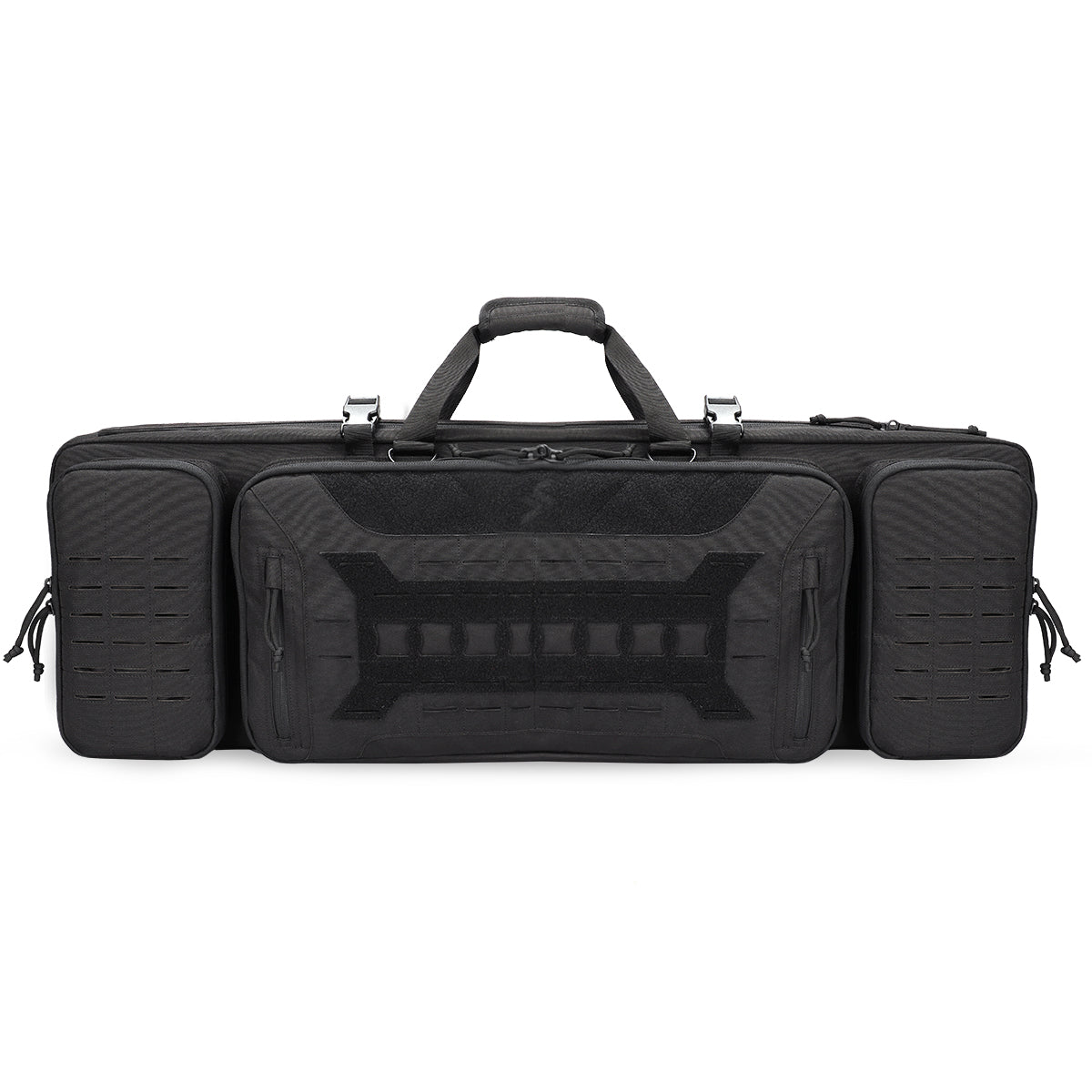 VOTAGOO Double Rifle Case Gun Bag, Safely Long-Barrel Firearm Transportation Cases  Locks, All-Weather Soft Tactical Range Bag For Shotgun Spacious Heavy Duty
