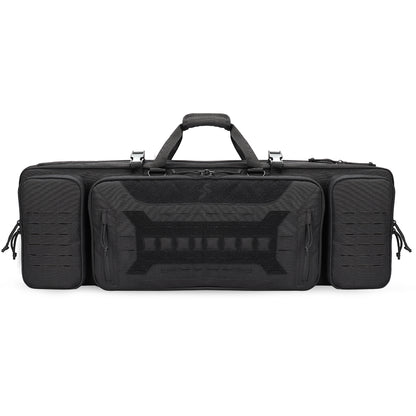 VOTAGOO Double Rifle Case Gun Bag, Safely Long-Barrel Firearm Transportation Cases  Locks, All-Weather Soft Tactical Range Bag For Shotgun Spacious Heavy Duty