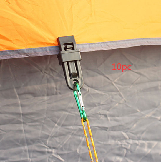 Tent, wind rope fixing clip, outdoor camping plastic clip sunshade shed, tent accessories