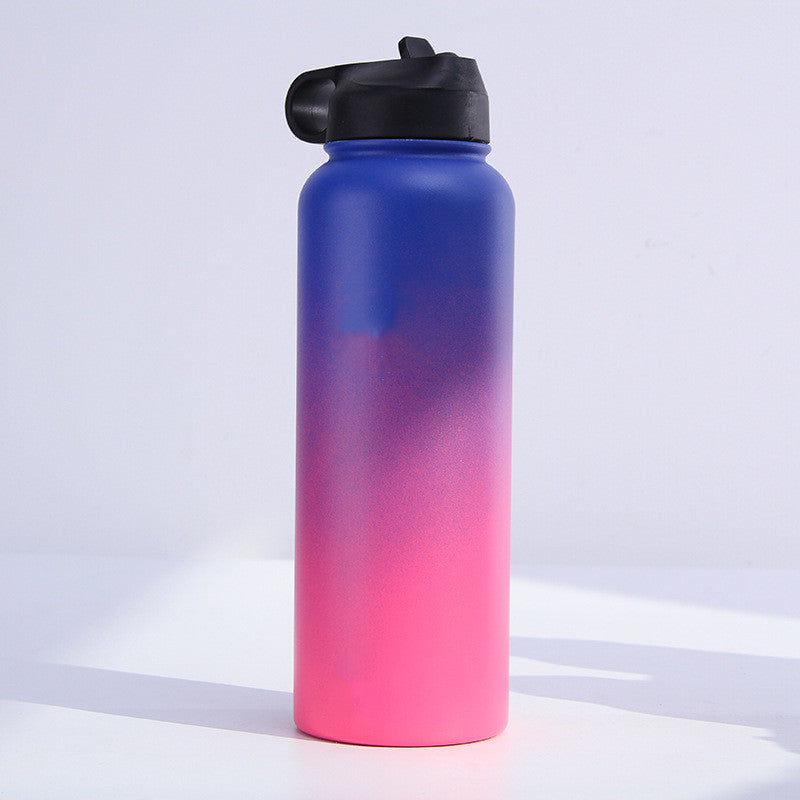 Stainless Steel Wide-mouth Outdoor Sports Vacuum Flask