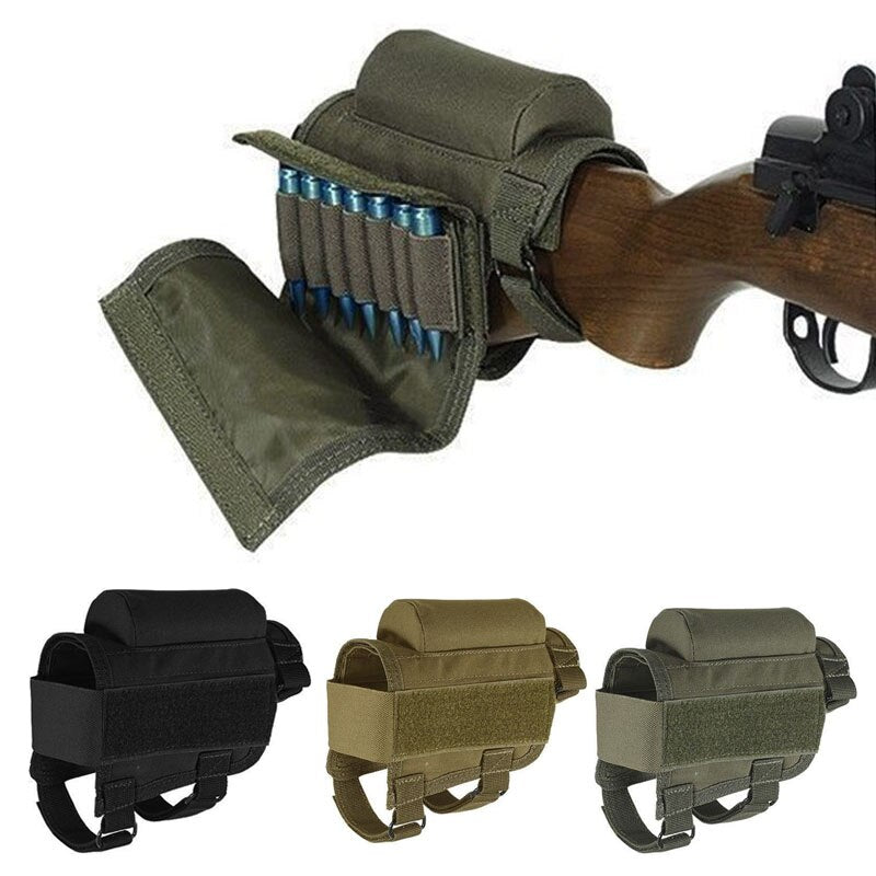 Stock Ammo Holder & Cheek Support Accessory Bag