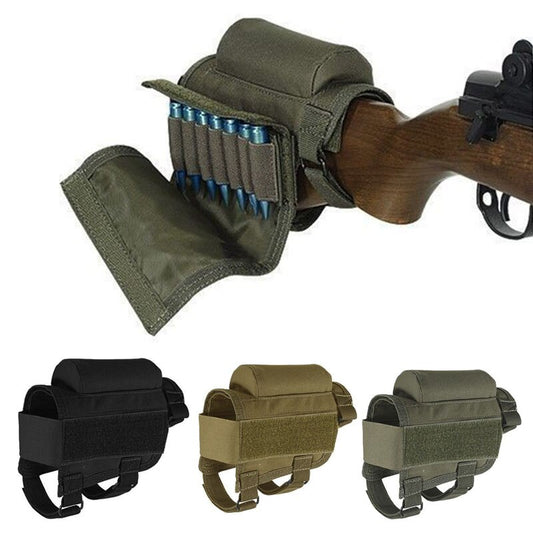 Stock Ammo Holder & Cheek Support Accessory Bag