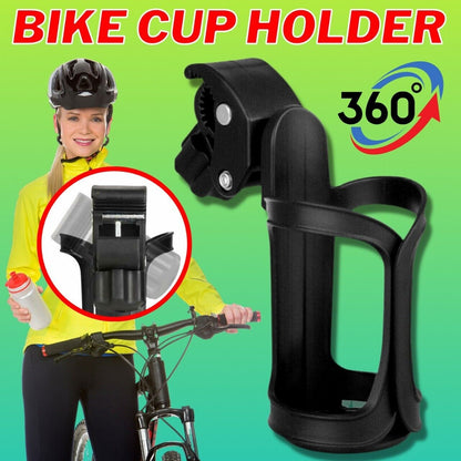 Bike Cup Holder - Cycling Beverage Water Bottle Cage Mount