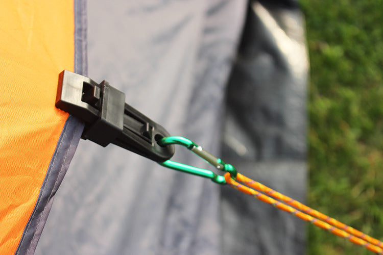 Tent, wind rope fixing clip, outdoor camping plastic clip sunshade shed, tent accessories