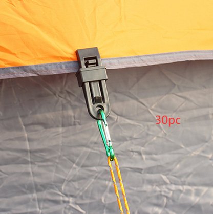 Tent, wind rope fixing clip, outdoor camping plastic clip sunshade shed, tent accessories