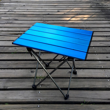 Outdoor, super alloy folding table, barbecue camping portable picnic table, simple trumpet, mini table