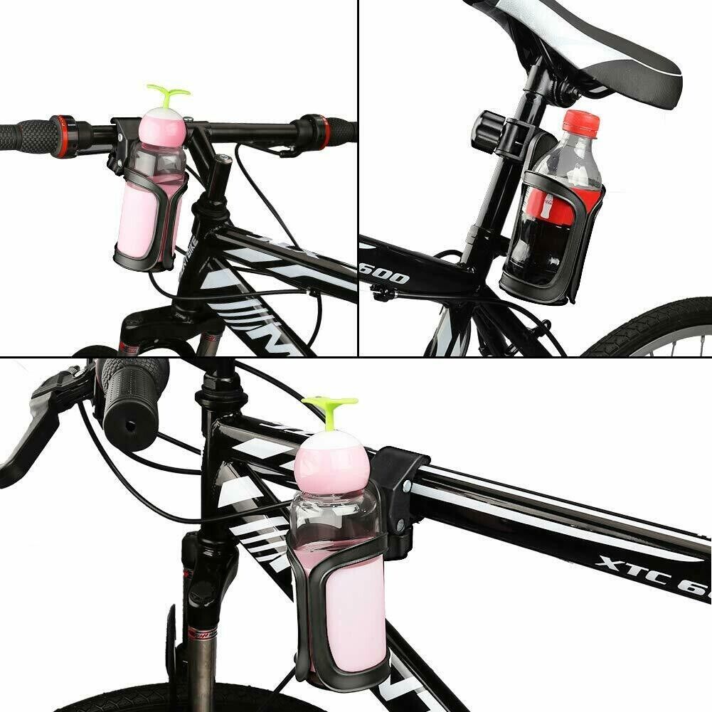 Bike Cup Holder - Cycling Beverage Water Bottle Cage Mount