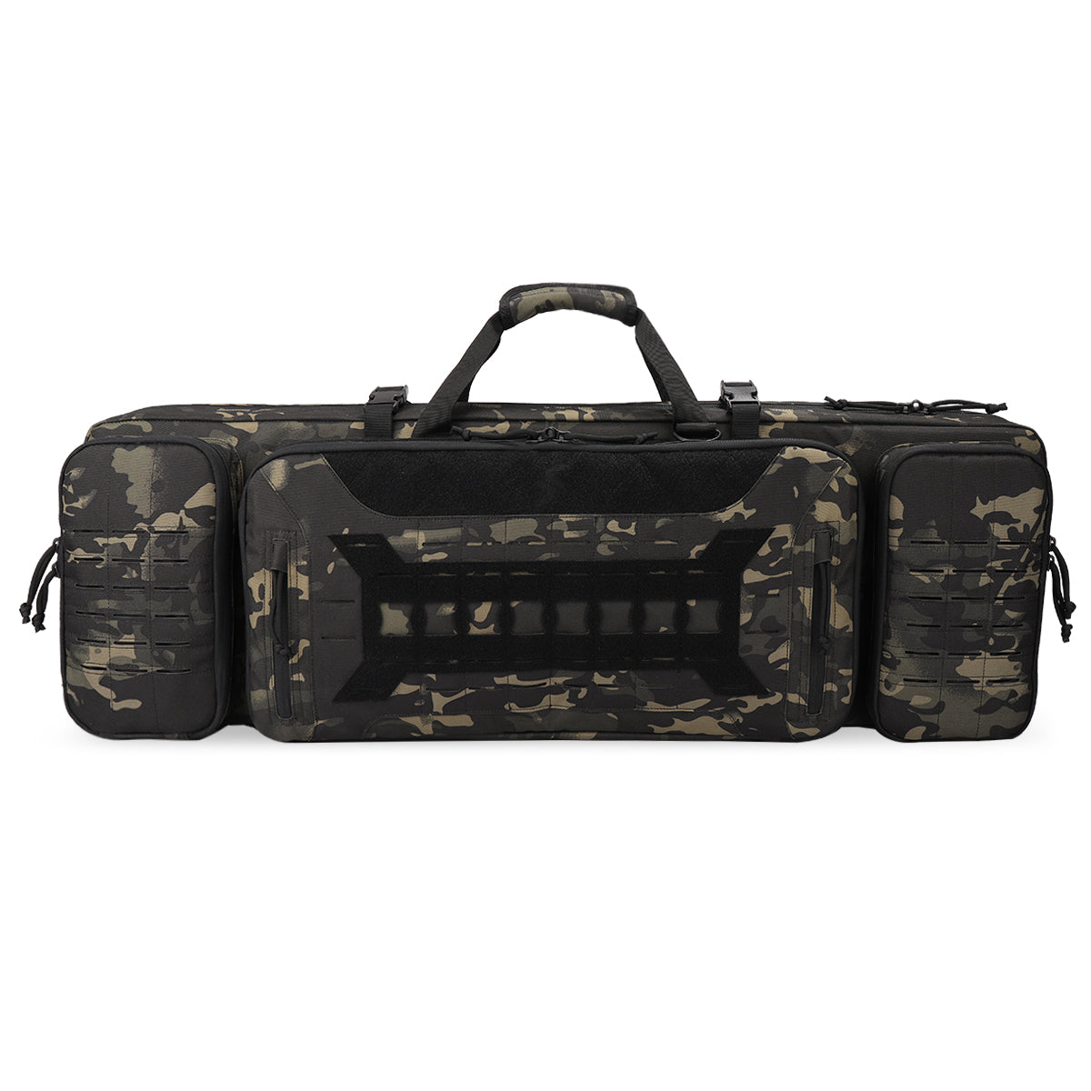 VOTAGOO Double Rifle Case Gun Bag, Safely Long-Barrel Firearm Transportation Cases  Locks, All-Weather Soft Tactical Range Bag For Shotgun Spacious Heavy Duty
