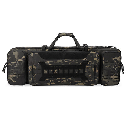 VOTAGOO Double Rifle Case Gun Bag, Safely Long-Barrel Firearm Transportation Cases  Locks, All-Weather Soft Tactical Range Bag For Shotgun Spacious Heavy Duty