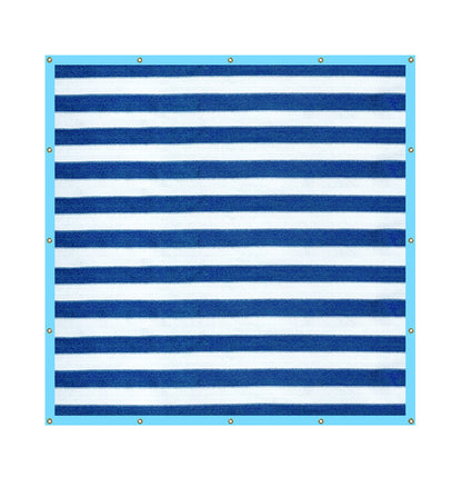 Striped Balcony Privacy Net Outdoor Camping RV Swimming Pool Shade Net Canopy