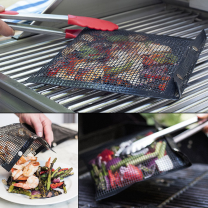 Reusable BBQ Grill Mesh Non-stick Barbecue Baking Isolation Pad Outdoor Picnic Camping BBQ Kitchen Tools