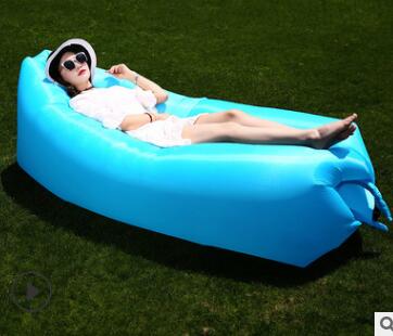 Inflatable Sofa Lazy Bag Camping Air Bed Lounger