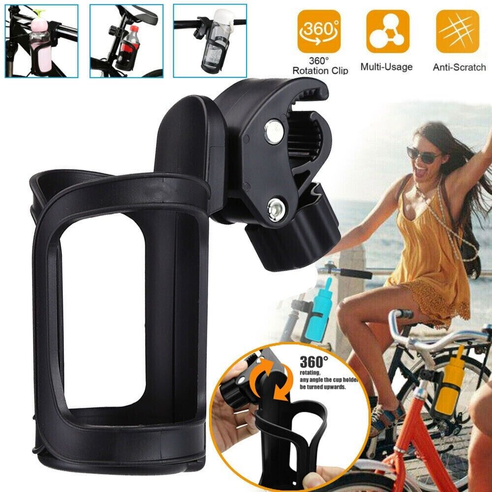 Bike Cup Holder - Cycling Beverage Water Bottle Cage Mount