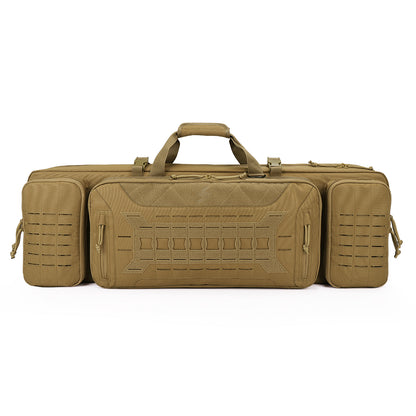 VOTAGOO Double Rifle Case Gun Bag, Safely Long-Barrel Firearm Transportation Cases  Locks, All-Weather Soft Tactical Range Bag For Shotgun Spacious Heavy Duty