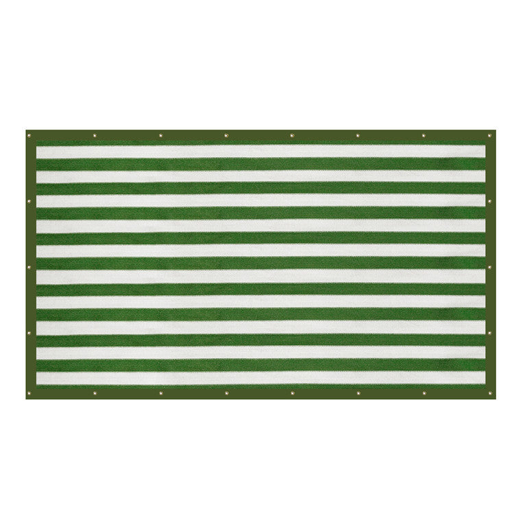 Striped Balcony Privacy Net Outdoor Camping RV Swimming Pool Shade Net Canopy