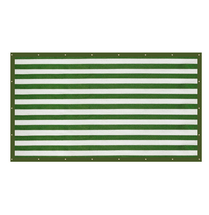 Striped Balcony Privacy Net Outdoor Camping RV Swimming Pool Shade Net Canopy