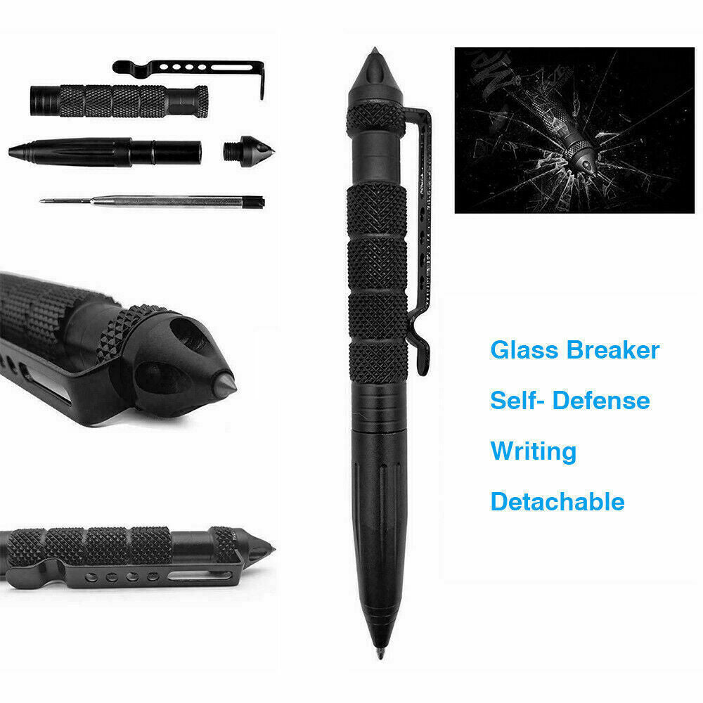 14-In-1 Outdoor Emergency Survival Kit - Camping Hiking Tactical Gear Case Set Box