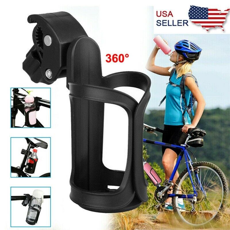 Bike Cup Holder - Cycling Beverage Water Bottle Cage Mount