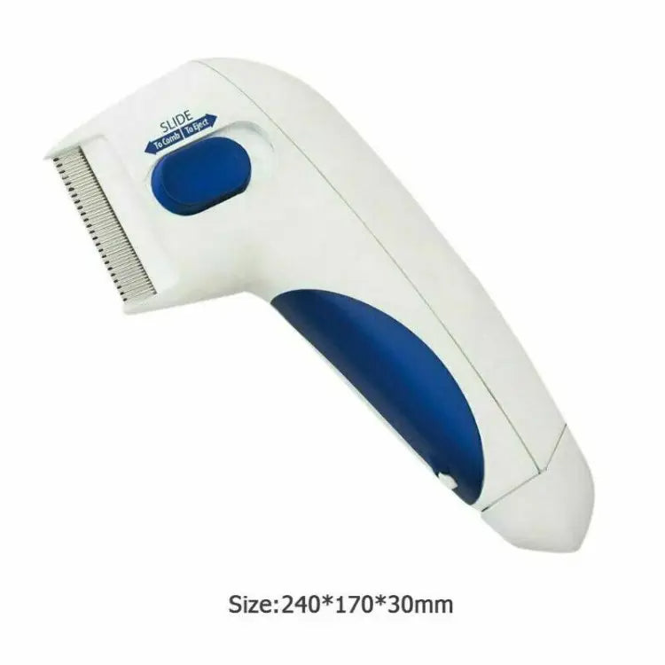 Pet Cat Dog Electric Terminator Brush Anti Removal Kill Lice Cleaner Electric Head Pet Fleas Electronic Lice Comb For Dog